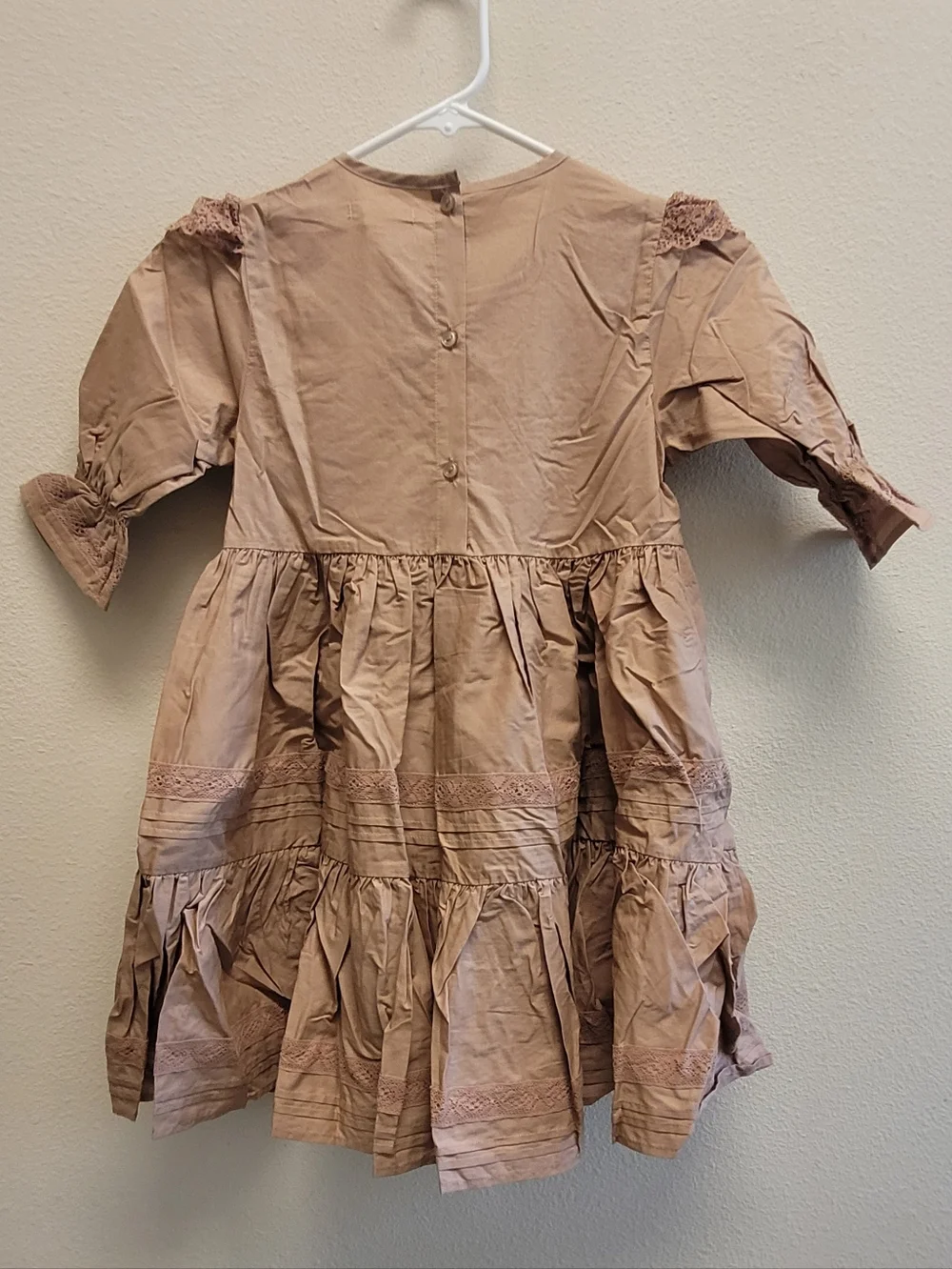 Noralee Genevieve Dress In Color Mocha Size 8 - Picture 5 of 10